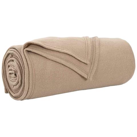 Coperte da Pile 24 pcs Cammello 170 x 130 cm Panno - Foto 1