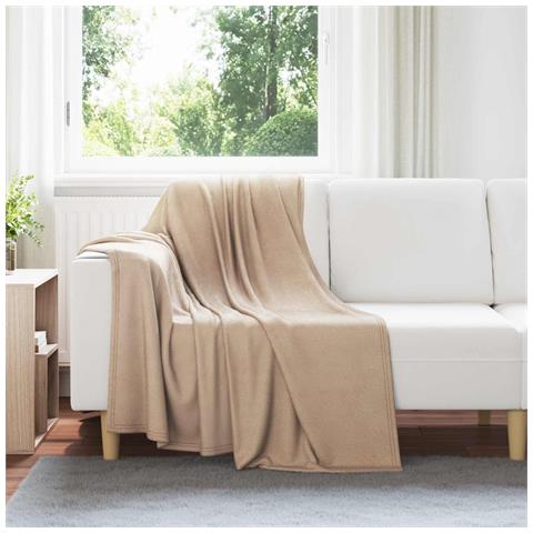 Coperte da Pile 24 pcs Cammello 170 x 130 cm Panno - Foto 2