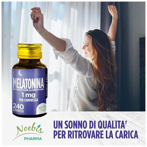 Melatonina 1 mg 245 Compresse - 1 mg per Compressa - Addormentamento e Sonno - Foto 5