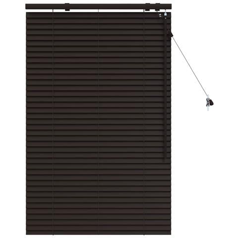 Tenda Veneziana Marrone Scuro 90 x 130 cm 35 mm - Foto 1