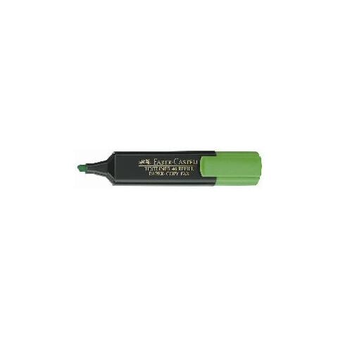 confezione da 10 pezzi - evidenziatore textliner verde faber-castell - Foto 1