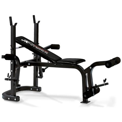 Panca Regolabile con Portabilanciere Estensore Bicipiti Leg Extension - Foto 3