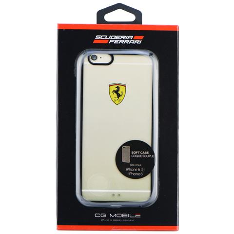 Original Cover Custodia Ferrari Hardcover Custodia Fehcp6bk Transparent Iphone 6 4"7 - Foto 1