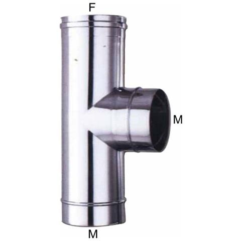 Gomito T Inox 8 - Foto 2