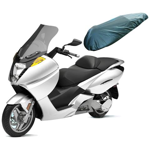 Coprisella Impermeabile Universale Maxi Scooter Moto Copertura Sella Nero Xl - Foto 1
