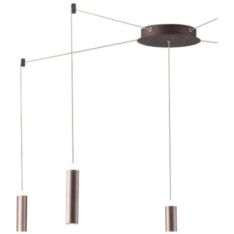 Plafoniera Led Candle Bronzo 5x7w 1900lm 4000k 20x400x22cm - Foto 1