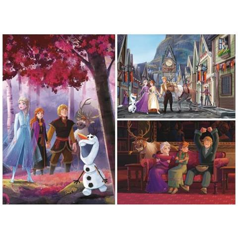 PUZZLE 3X48 FROZEN 2 - Foto 1
