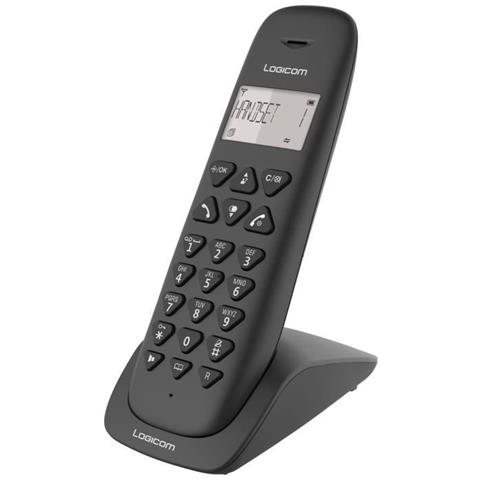Telefono Cordless Logicom Vega 155t Solo Nero Con Segreteria Telefonica - Foto 1