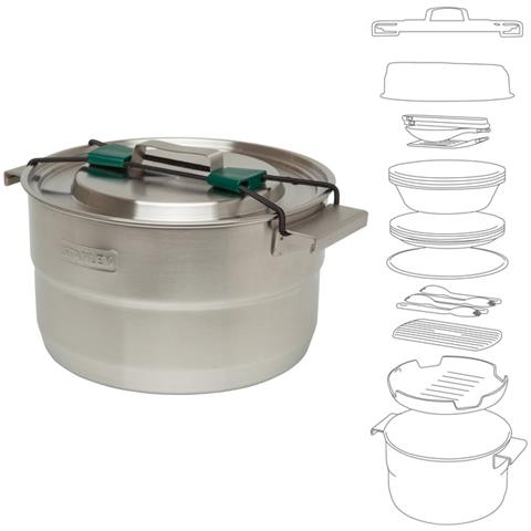 10-02479-025 batteria di pentole da camping Set 3,5 L Stainless steel - Foto 2