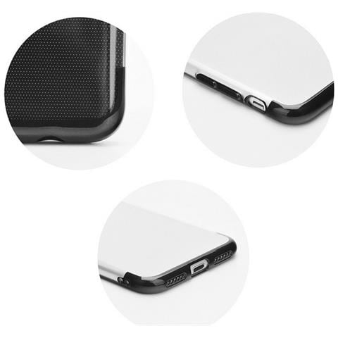 Elctro Slim Custodia Tpu Silicone Cover Case Per Huawei P40 Lite E Trasparente Black - Foto 4