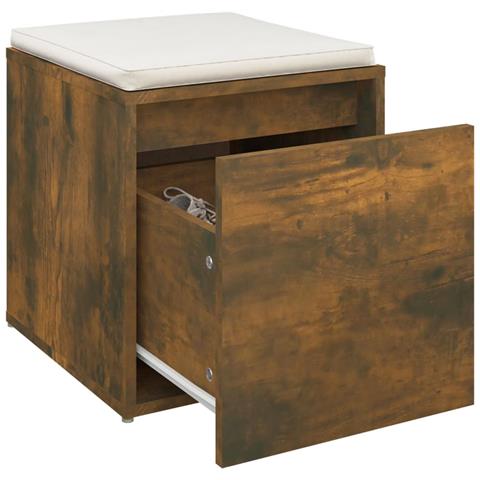 Cassetto Contenitore Rovere Fumo 40,5x40x40cm Legno Multistrato - Foto 2