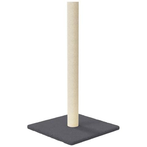 Palo Tiragraffi Per Gatti Grigio Scuro 35x35x70 Cm - Foto 1