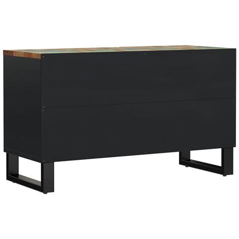 Mobile Tv 80x33x46cm Legno Massello Recupero Legno Multistrato - Foto 2