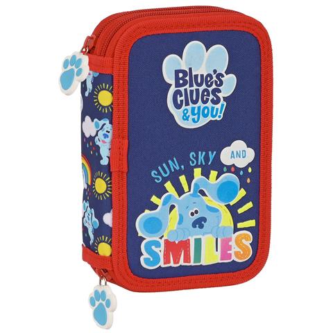 Astuccio Doppio Blue's Clues Blu Marino (28 Pcs) - Foto 1