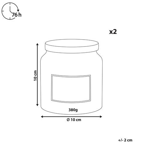 Set Di 2 Candele Profumate Absolute Alchemy Cera Di Soia Note Fresche - Foto 6