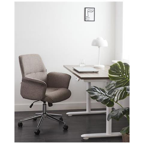 Sedia Da Ufficio Ravishing Marrone - Foto 1