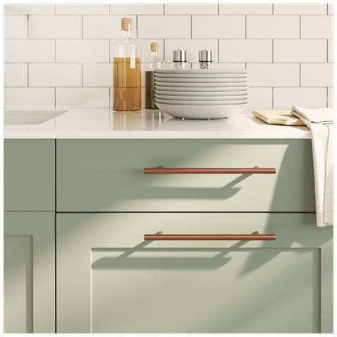 Maniglie Per Mobili 5pz Bronzo 192mm In Acciaio Inox - Foto 1