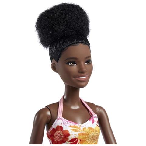 Barbie Loves The Ocean Con Capelli Neri Ricci Look Estivo, Multicolore - Foto 2