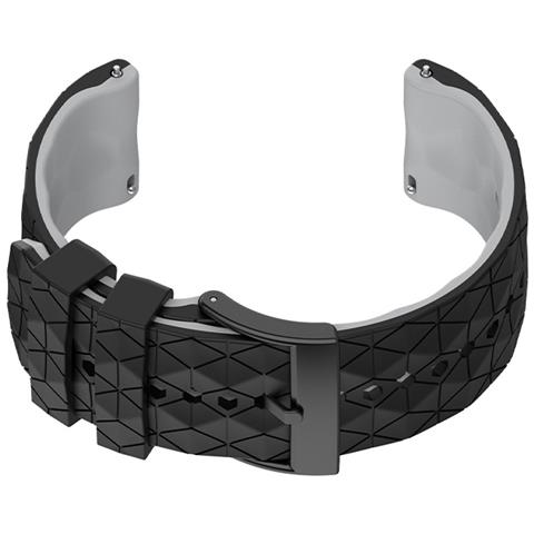 Cinturino In Silicone Per Suunto 9 E 7 Black+grey - Foto 1