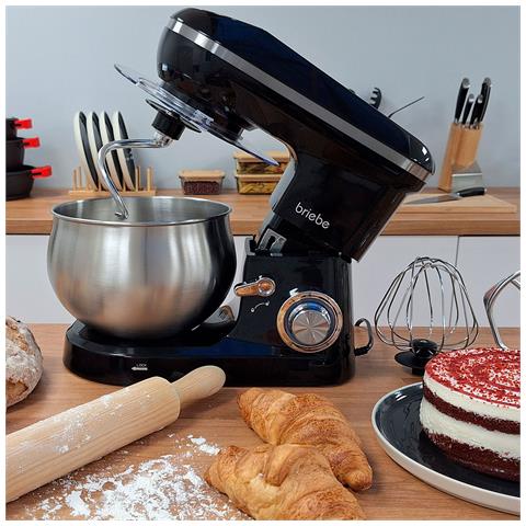 Robot da Cucina KM1164 con Capacità 5 Litri 6 Velocità Potenza 1800W Colore Nero - Foto 1