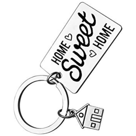 Portachiavi In Acciaio Inossidabile Per La Nuova Casa, Regalo Di Inaugurazione Della Casa Silver - Foto 2