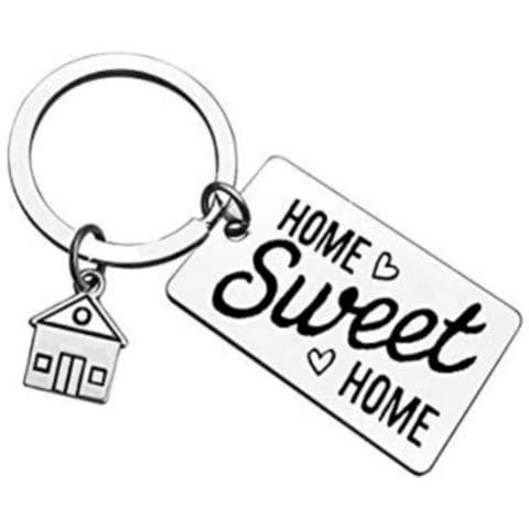 Portachiavi In Acciaio Inossidabile Per La Nuova Casa, Regalo Di Inaugurazione Della Casa Silver - Foto 1