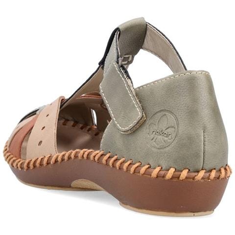 Green Casual Part-open Sandals Sandali Sintetico E Tessile Scarpe Donna Verde Eu 39, M1655-54 - Foto 3