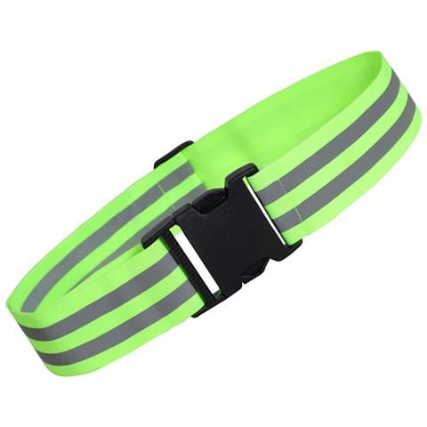Cintura Da Corsa Riflettente, 5 Cm Di Larghezza Green - Foto 2