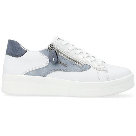 Leisure Trainers White Sneakers Sintetico E Tessile Scarpe Donna Bianco Eu 37, D0j03-80 - Foto 2