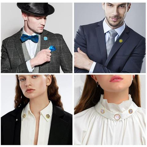 Spille Per Spille E Fermacravatta Fai Da Te (50 Pezzi) Bronze - Foto 3