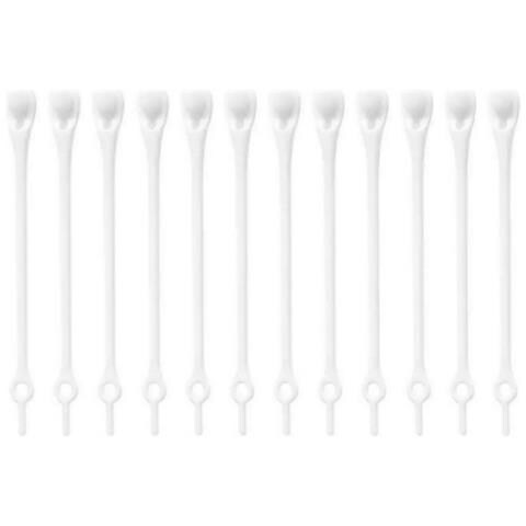 Lacci Elastici In Silicone Per Scarpe Senza Nodi, 12 Pezzi White - Foto 4