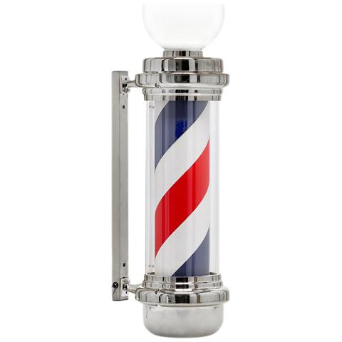 Palo Da Barbiere Barber Pole Insegna Lampada - Foto 2