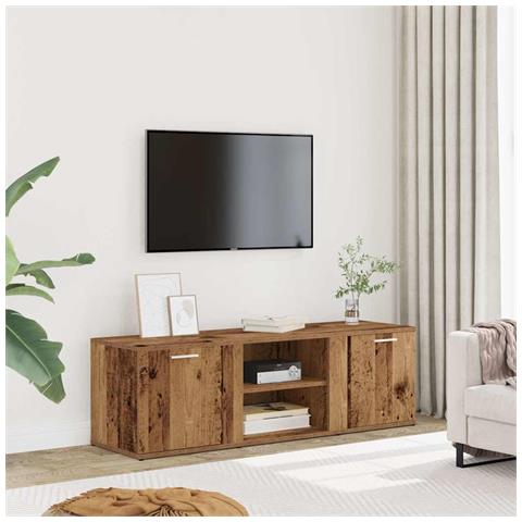 Mobile Porta Tv Legno Antico 120x34x37 Cm In Legno Multistrato - Foto 3