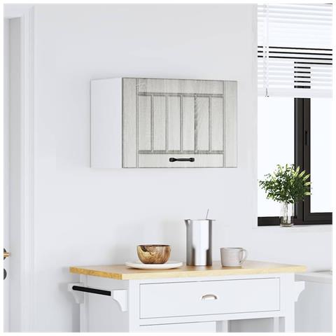 Pensile Da Cucina Lucca Grigio Sonoma In Legno Multistrato - Foto 3