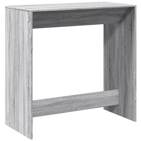 Tavolo Da Bar Grigio Sonoma 102x50x103,5cm In Legno Multistrato - Foto 2