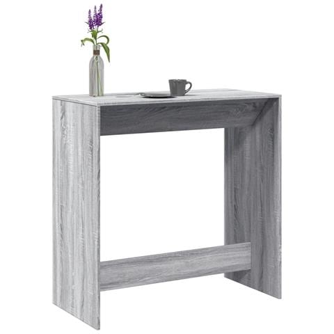 Tavolo Da Bar Grigio Sonoma 102x50x103,5cm In Legno Multistrato - Foto 1