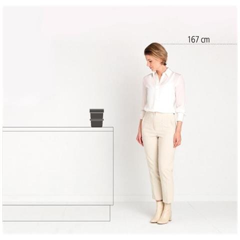 Sort & Go Waste Bin 3 L 1 Cestello /i Verde - Foto 3