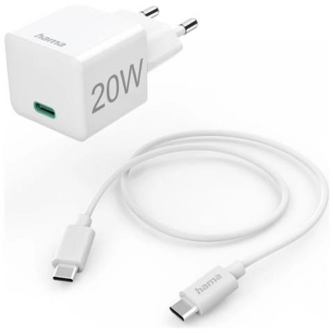 Hama 00201675 Caricabatterie Per Dispositivi Mobili Auricolare, Power Bank, Smartphone, Tablet Bianco Ac Ricarica Rapida Interno - Foto 1