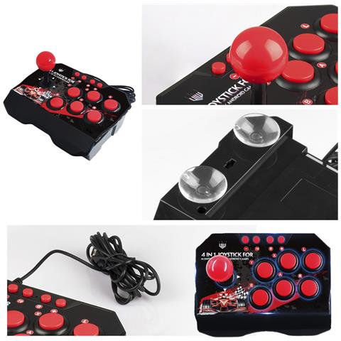 Joystick Ns-002 Controller Arcade Da Gioco Per Nintendo Switch, Ps3, Pc E Android Tv. - Foto 2