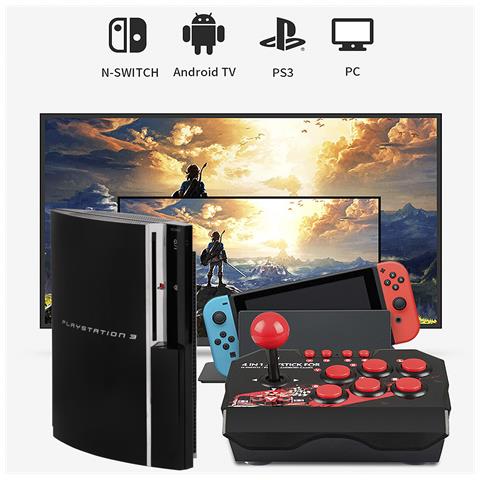 Joystick Ns-002 Controller Arcade Da Gioco Per Nintendo Switch, Ps3, Pc E Android Tv. - Foto 5