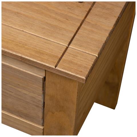 Comodino 46x40x57 Cm In Legno Di Pino Panama Range - Foto 8