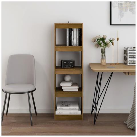 Lusso Casadino - Libreria/divisorio Ambra 40x30x135,5 Cm In Massello Di Pino - Foto 2