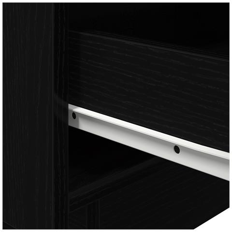 Comodino  con luci LED Nero Rovere 45x40x55 cm - Foto 9