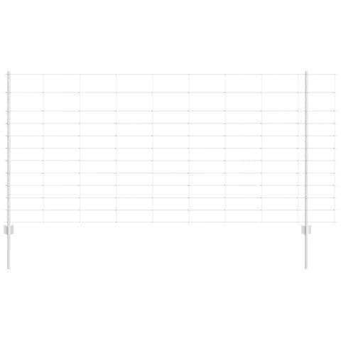 Pali di Recinzione  22 pz U-Channel 120 cm Acciaio Zincato, Recinzione per Campi  1.2x50 m Acciaio Zincato - Foto 1