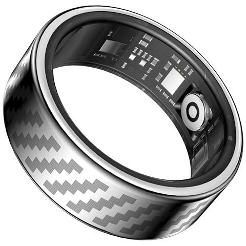 Anello Intelligente Impermeabile Ip68+5atm: Monitoraggio Salute E Notifiche Silver 8 - Foto 7