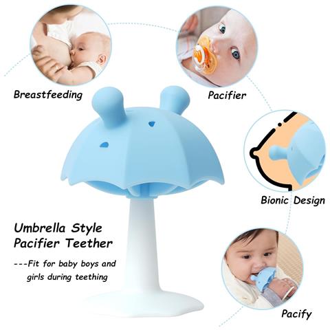 Massaggiagengive In Silicone Per Neonati Senza Bpa Blu - Foto 2