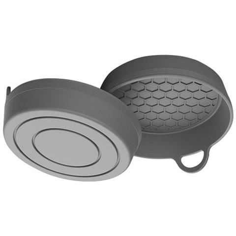 Set Da 2 Sottobicchieri Grigio Silicone Per Auto - Accessori Antiscivolo Interni Auto - Foto 2