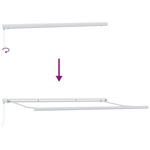 Tenda Retrattile Arancione e Marrone 500 × 300 cm - Foto 9