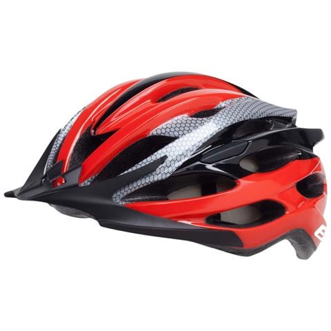 Casco B-race In-mold Rosso /nero /grigio M 54/58 - Foto 1