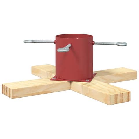 Supporto per Albero di Natale 1.73 Rosso 50 x 50 x 16 cm - Foto 1
